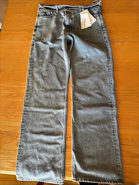 Y/Project Evergreen Y Belt Jeans Straight Leg Blue | size 29
